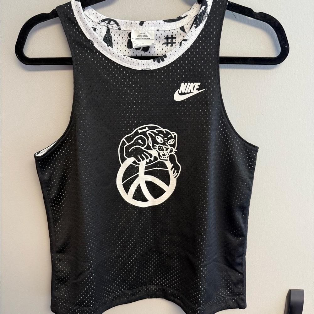 Nike Reversible Black Graphic Tank Top